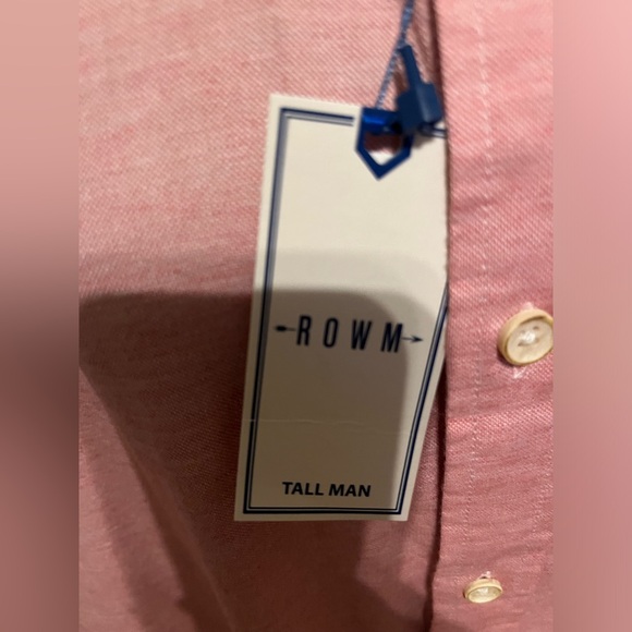 ROWM Long sleeves Dress shirt 2XT NWT - Picture 5 of 5